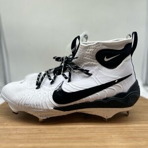 Nike Alpha Huarache NXT Mens Baseball Cleats White Black Size 13 DJ6517-107 New